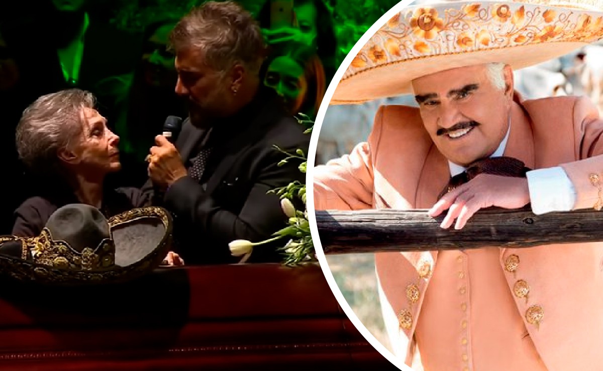 El emotivo canto de Alejandro Fernández en el velorio de su padre Vicente -  Chapin Radios