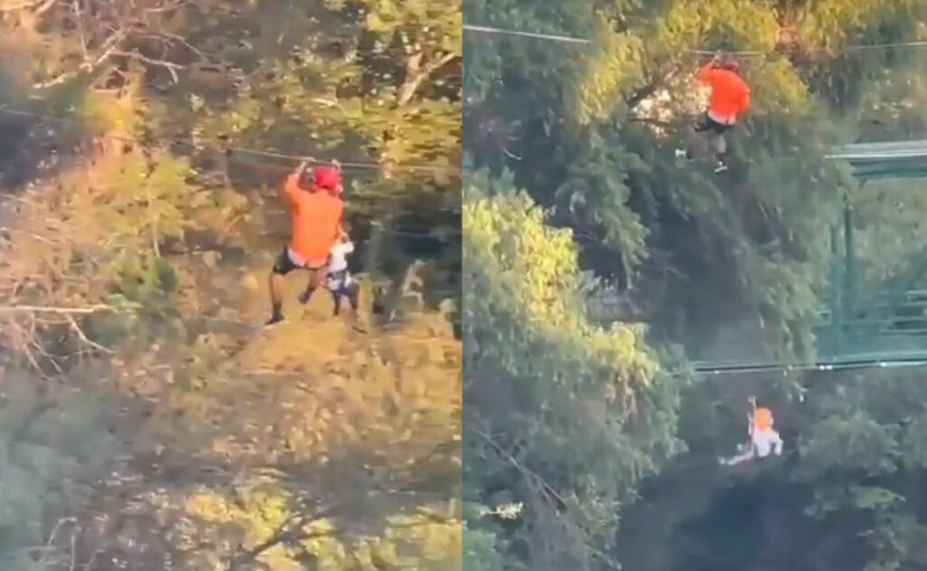 Menor cae de una tirolesa a 12 metros de altura - Chapin Radios